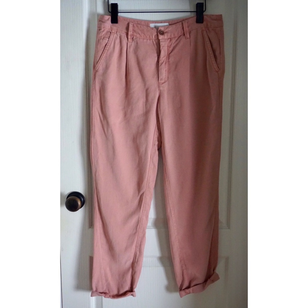 Anthropologie Scout Slim Tapered Trousers Pants 28